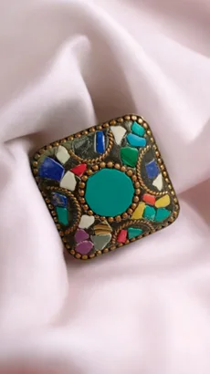 Turquoise Mosaic Ring