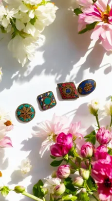 Mosaic Heritage Rings Set
